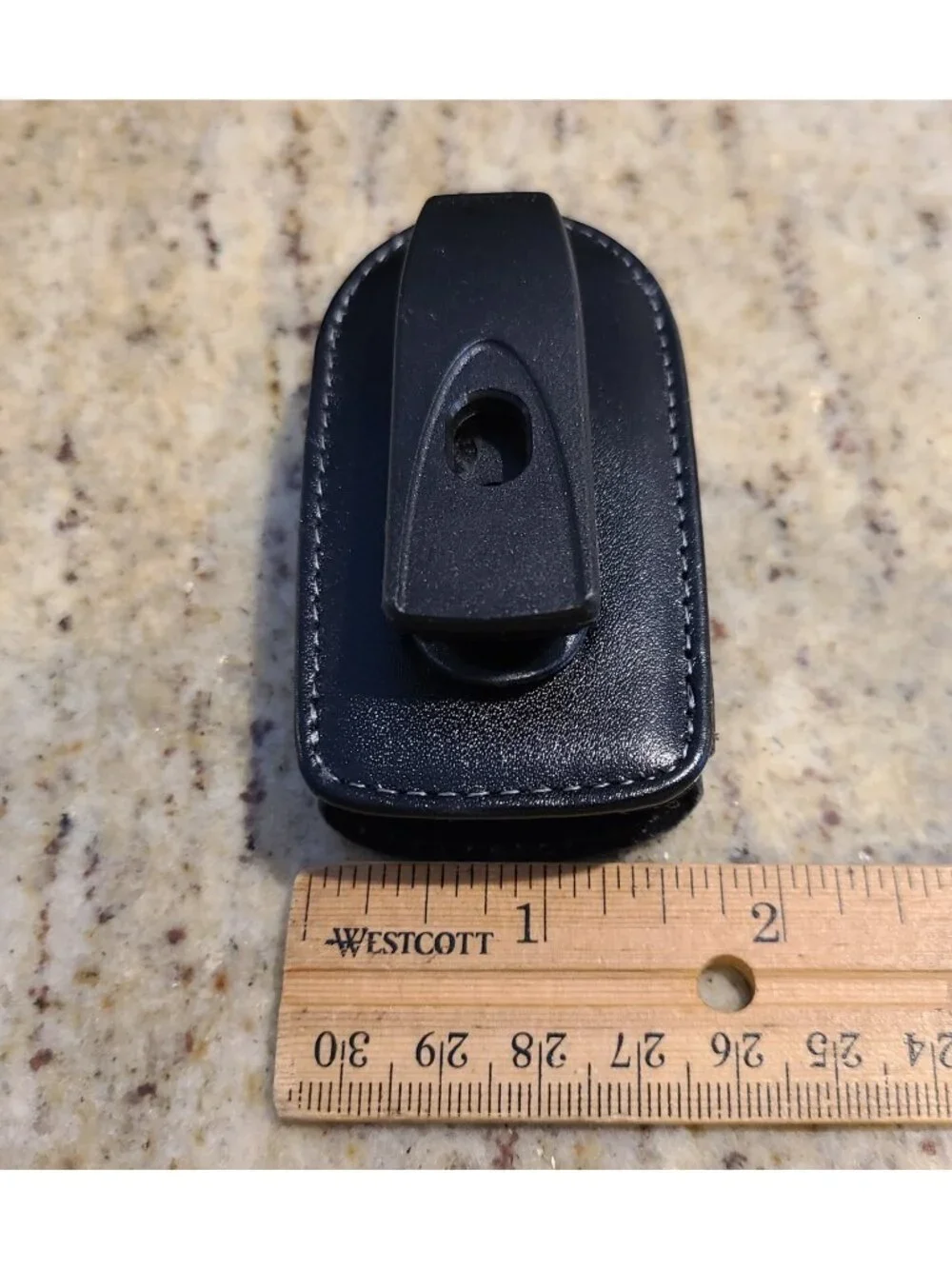 Krusell Blaze Multidapt Leather Case for Flip Phones Black Belt Clip